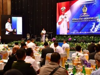 Mewakili Pangkomar, Koskormar Hadiri Tasyakuran Hari Hidrografi TNI AL Tahun 2026