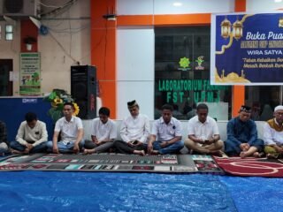 Alumni SIP Angkatan 50 Polda Papua Serahkan Bantuan Material Masjid dan Buka Puasa Bersama Santri Papua Madani