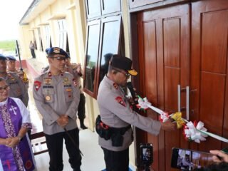 Kapolda Papua Resmikan Barak Siaga Brimob dan Rumah Susun Kompi 2 Batalyon B Pelopor di Merauke