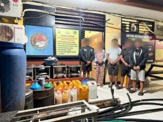 Polresta Manokwari Berhasil Ungkap Tindak Pidana Minuman Keras Cap Tikus (CT)